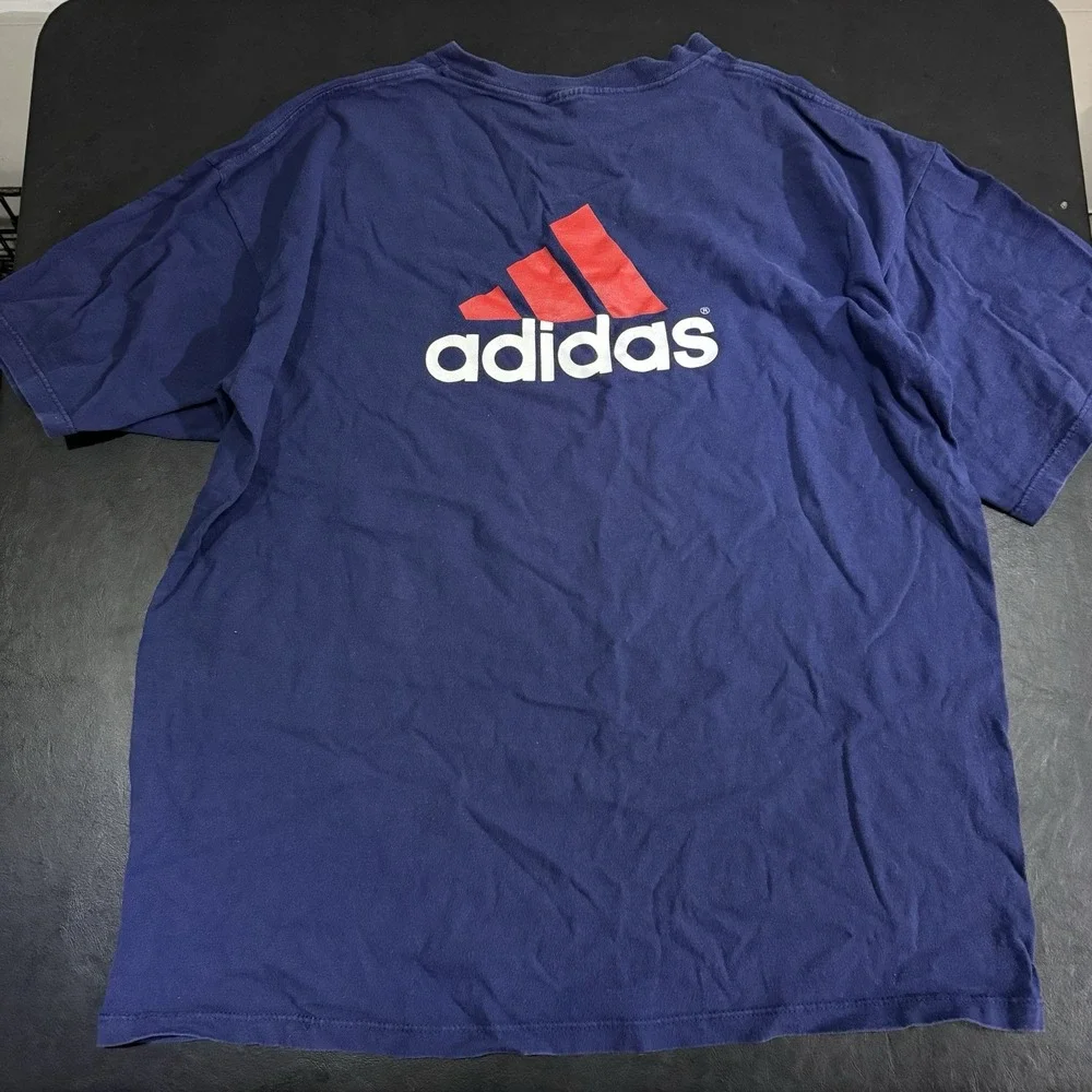 Vintage‎ Adidas 2000s Spring Sales Meeting Shirt Navy Blue Size XL Cotton